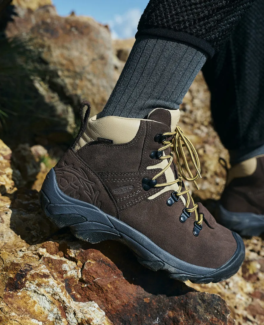 Men's Pyrenees Waterproof Hiking Boot x Mountain Research  |  Mountain Research Brown KEEN
