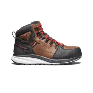 Men's Red Hook Waterproof Boot (Carbon Toe)  |  Tobacco/Black KEEN