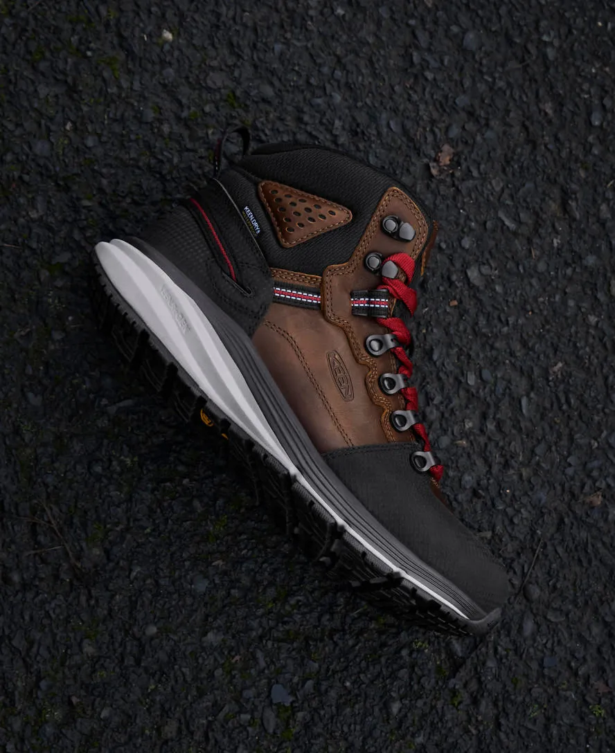 Men's Red Hook Waterproof Boot (Carbon Toe)  |  Tobacco/Black KEEN