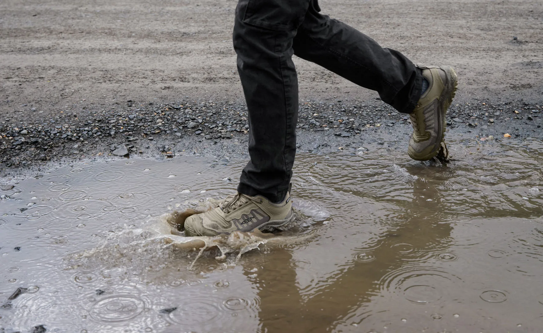 Men's Reno Waterproof (Soft Toe)  |  Brindle/Morel KEEN