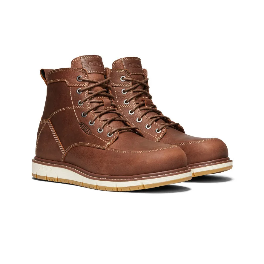 Men's San Jose 6" Boot (Aluminum Toe)  |  Gingerbread/Gum KEEN