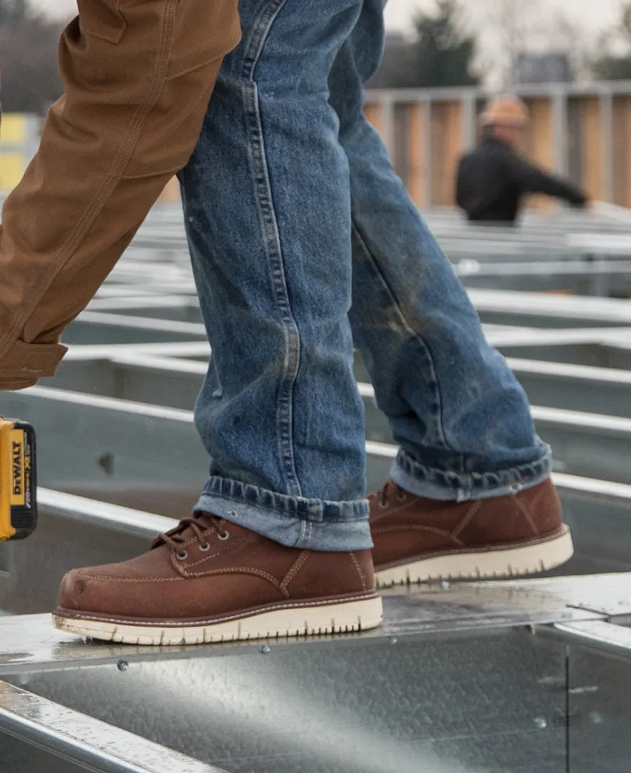 Men's San Jose 6" Boot (Soft Toe)  |  Coffee Bean/Star White KEEN