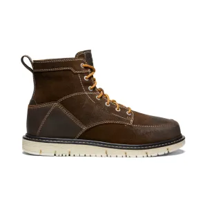 Men's San Jose 6" Boot (Soft Toe)  |  Coffee Bean/Star White KEEN