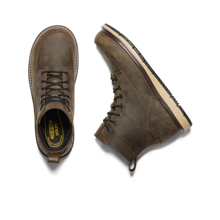 Men's San Jose 6" Waterproof Boot (Aluminum Toe)  |  Cascade Brown/Black KEEN