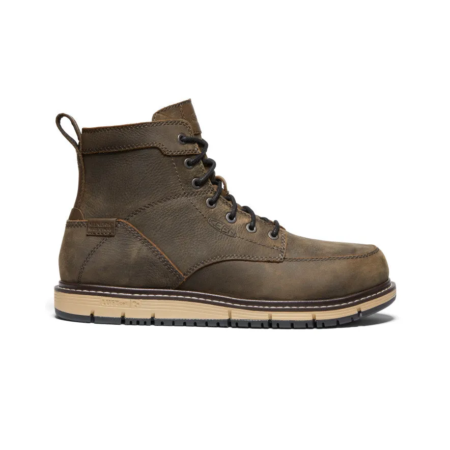 Men's San Jose 6" Waterproof Boot (Aluminum Toe)  |  Cascade Brown/Black KEEN