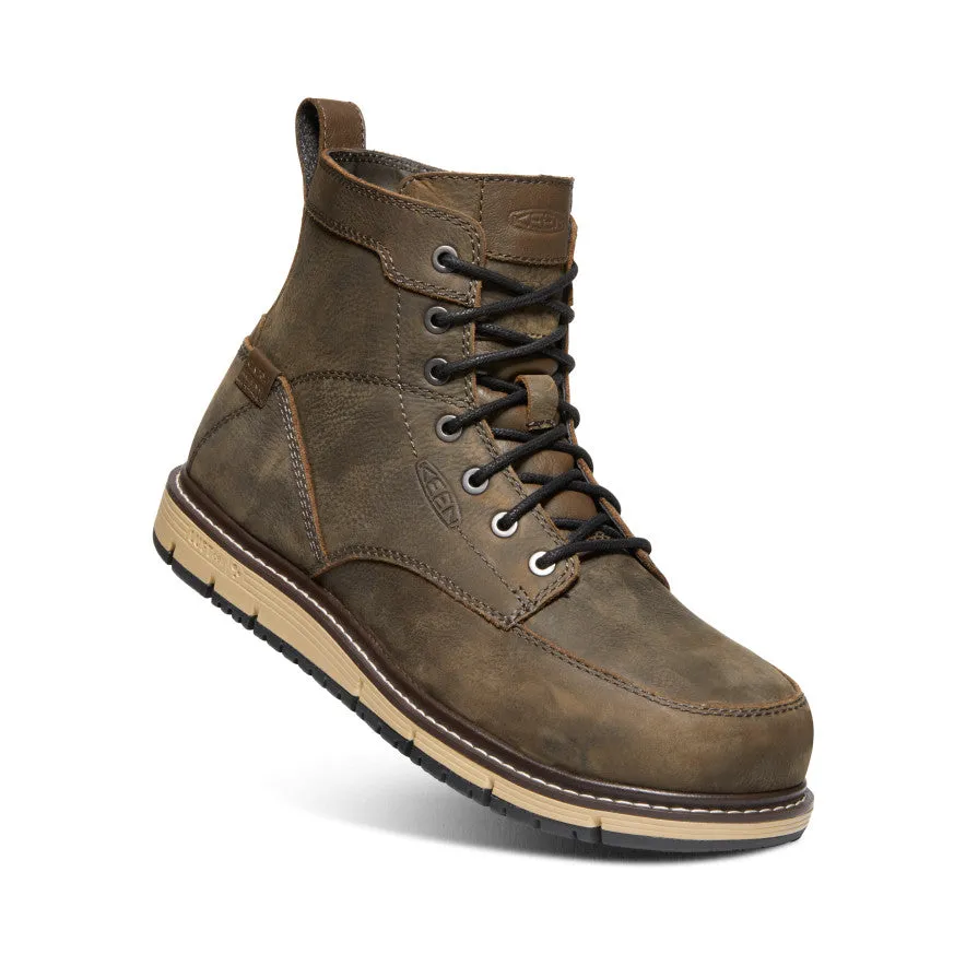 Men's San Jose 6" Waterproof Boot (Aluminum Toe)  |  Cascade Brown/Black KEEN