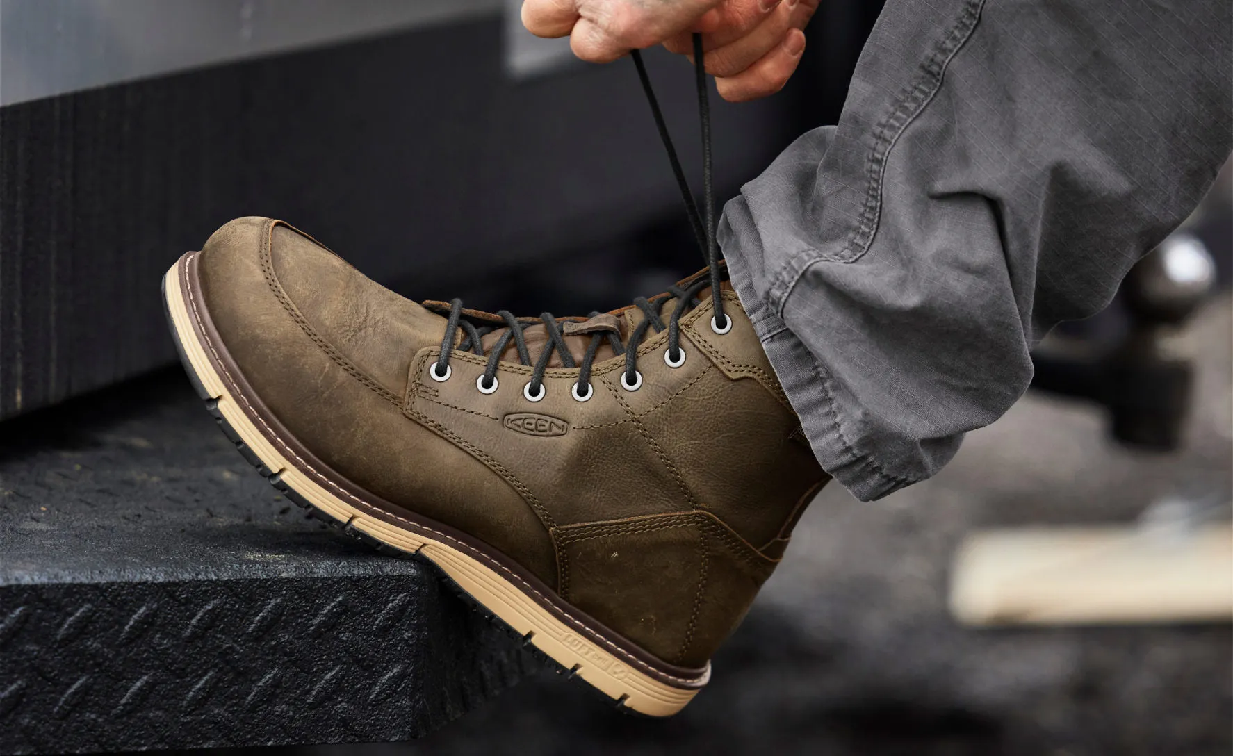 Men's San Jose 6" Waterproof Boot (Soft Toe)  |  Cascade Brown KEEN