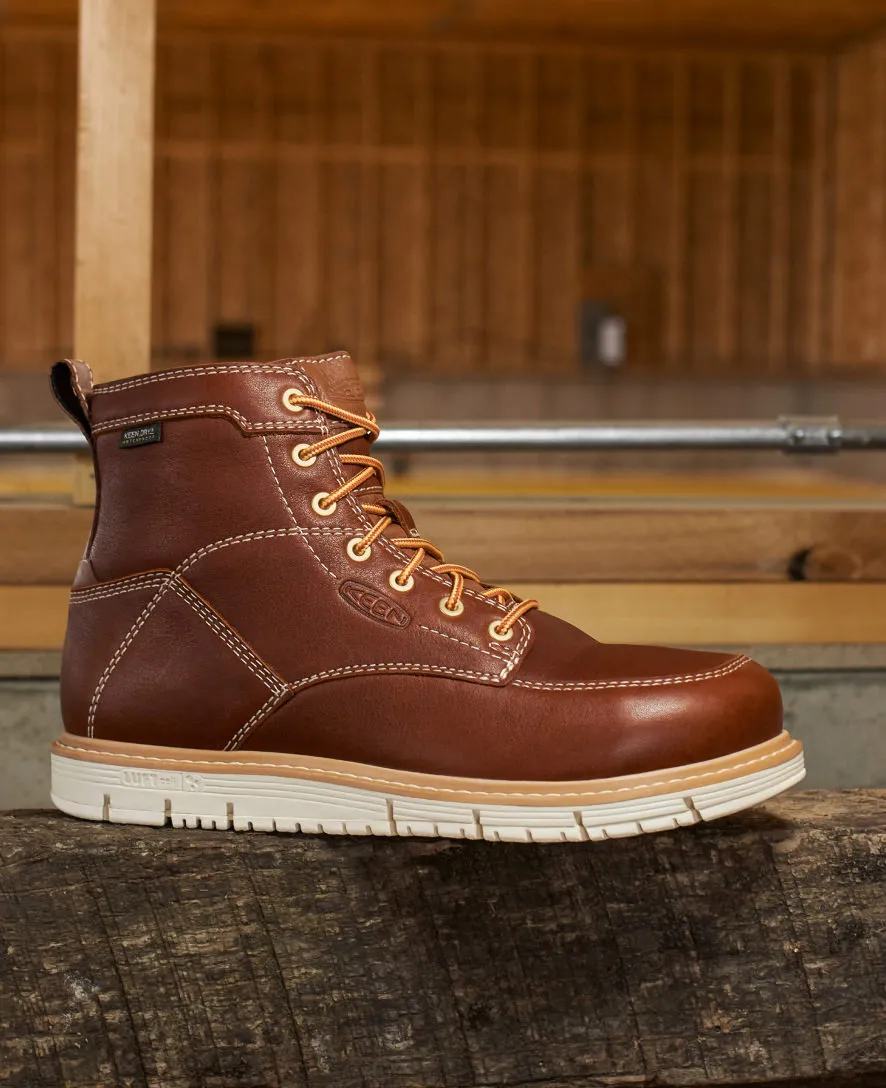 Men's San Jose 6" Waterproof Boot (Soft Toe)  |  Cascade Brown KEEN