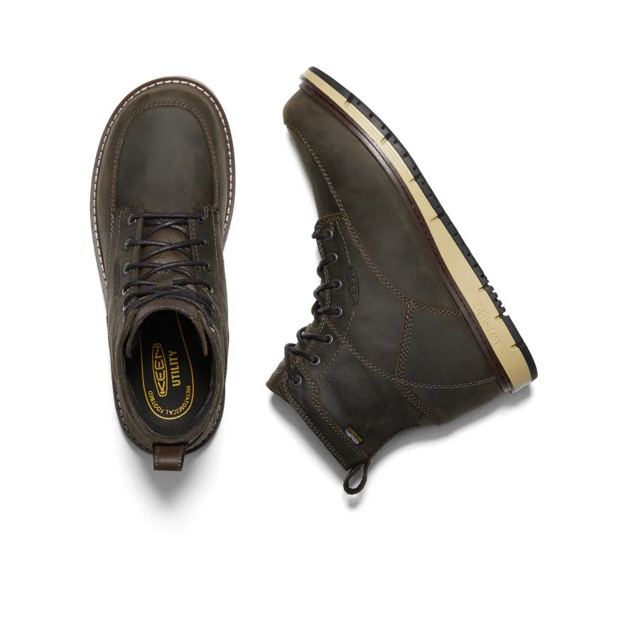 Men's San Jose 6" Waterproof Boot (Soft Toe)  |  Cascade Brown KEEN