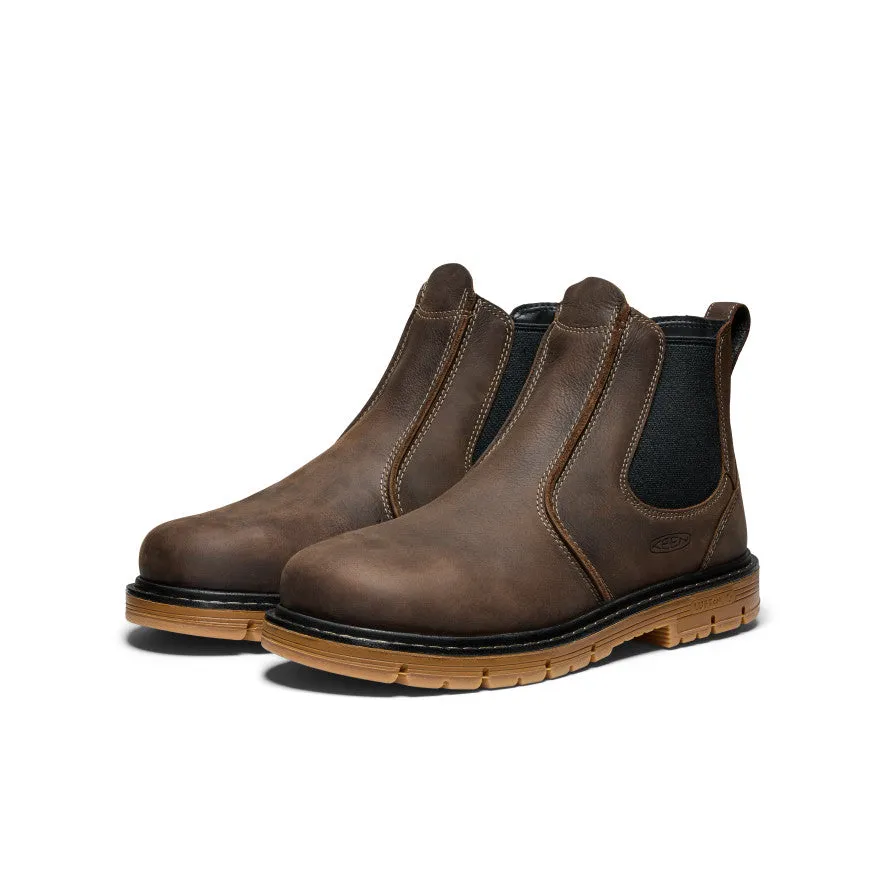 Men's San Jose Chelsea 90 Heel Boot (Aluminum Toe)  |  Cascade Brown/Gum KEEN
