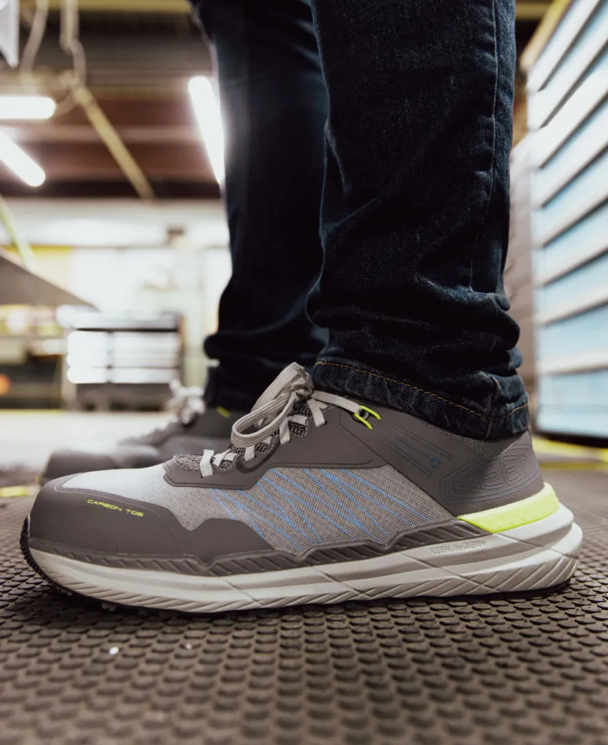 Men's Speedworks ESD Work Sneaker (Carbon Toe)  |  Steel Grey/Vintage Indigo KEEN