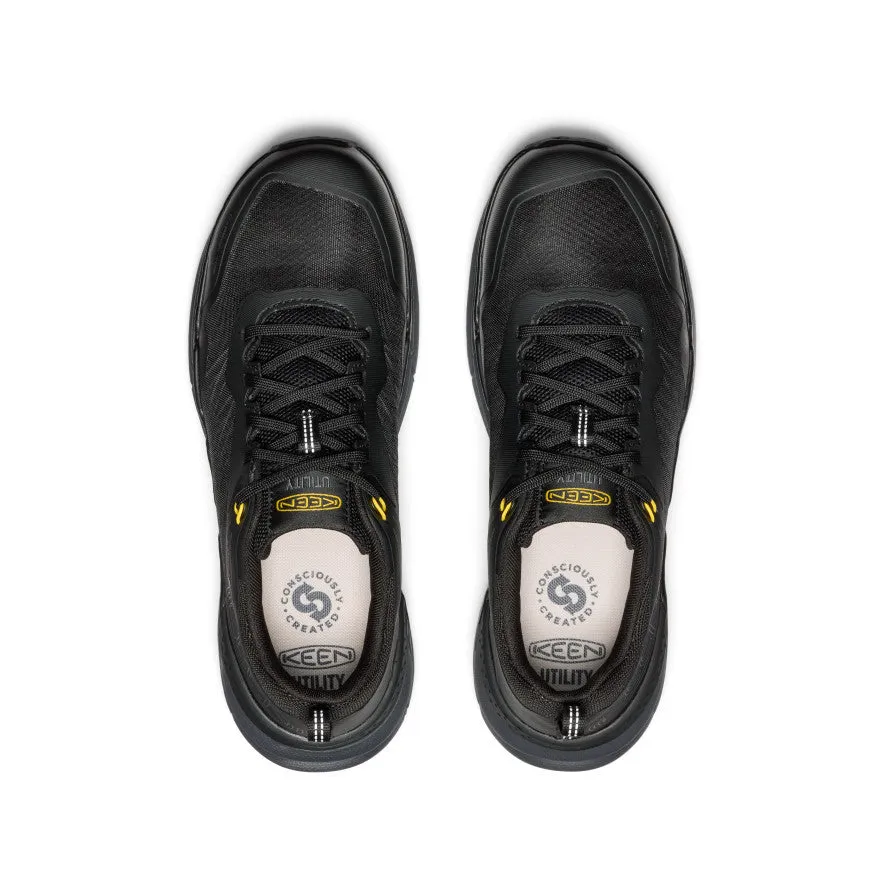 Men's Speedworks Work Sneaker (Carbon Toe)  |  Black/Steel Grey KEEN