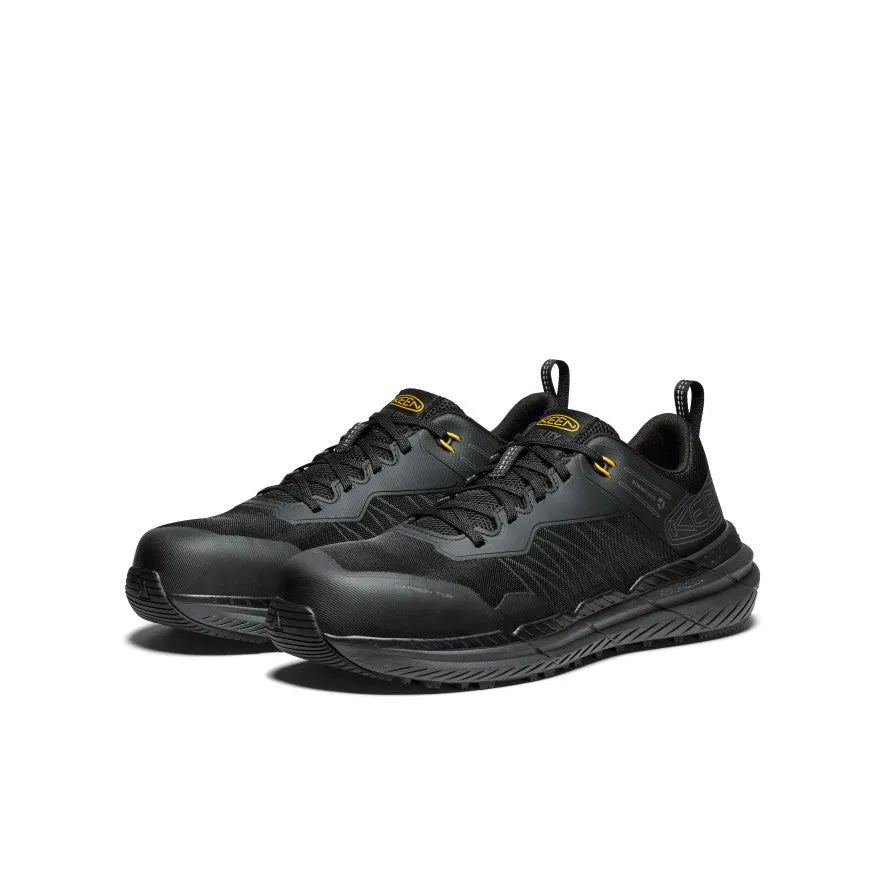 Men's Speedworks Work Sneaker (Carbon Toe)  |  Black/Steel Grey KEEN