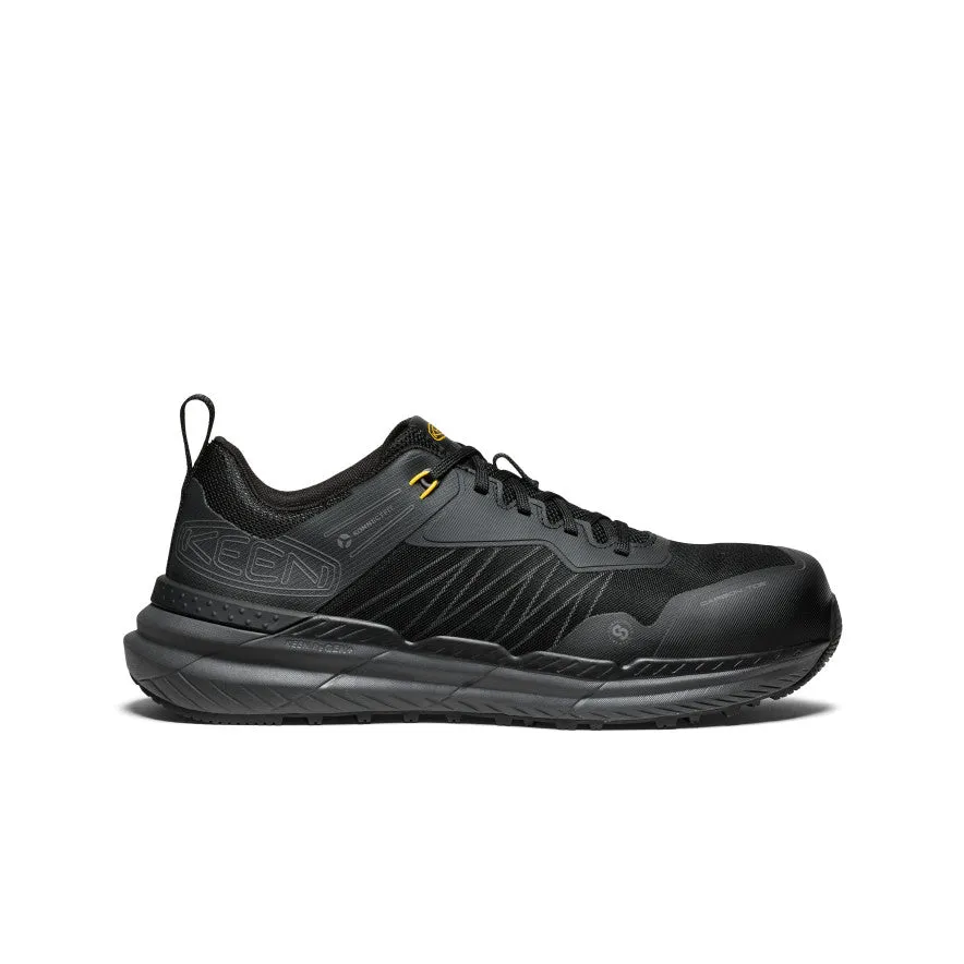 Men's Speedworks Work Sneaker (Carbon Toe)  |  Black/Steel Grey KEEN