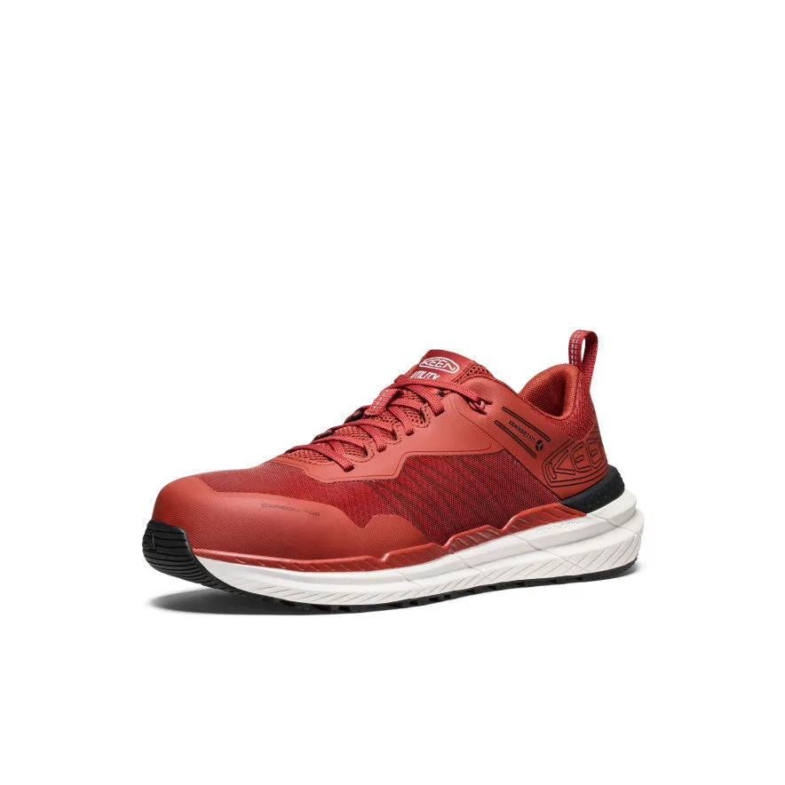 Men's Speedworks Work Sneaker (Carbon Toe)  |  Red Ochre/Black KEEN