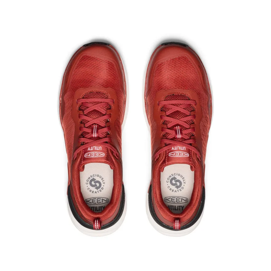 Men's Speedworks Work Sneaker (Carbon Toe)  |  Red Ochre/Black KEEN
