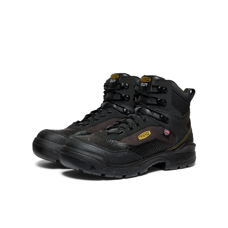 Men's Stronglite Waterproof Boot (Carbon Toe)  |  Black/Black KEEN