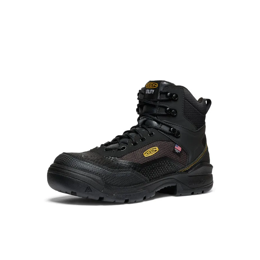 Men's Stronglite Waterproof Boot (Carbon Toe)  |  Black/Black KEEN