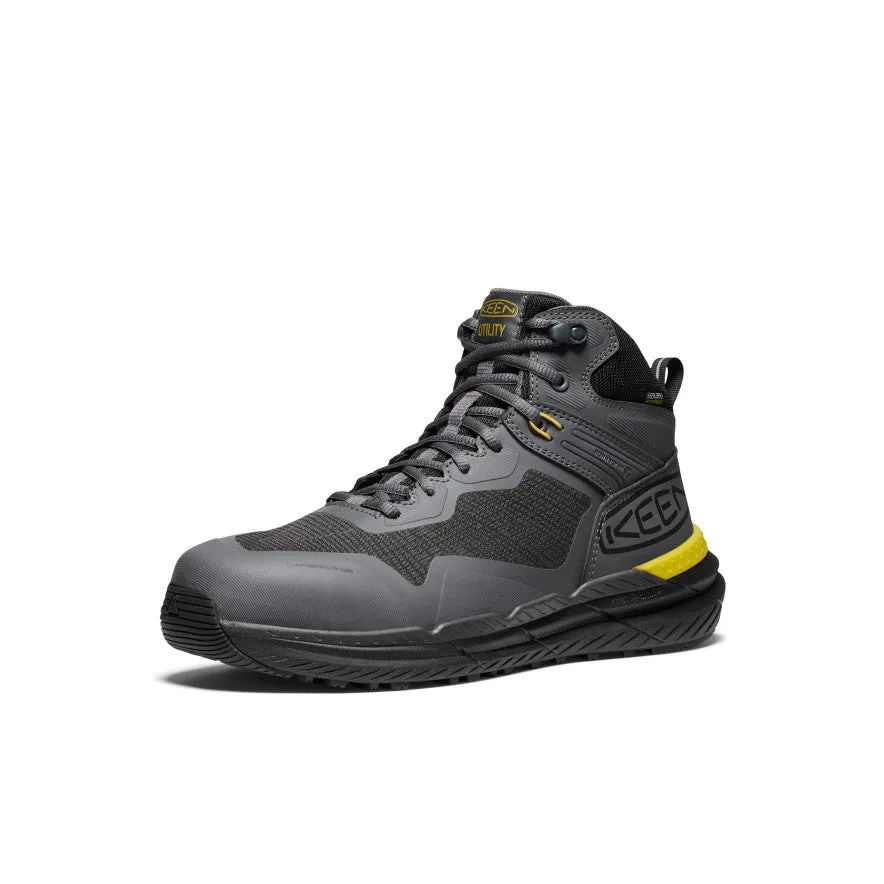 Men's Synchro Waterproof Work Boot (Carbon Toe)  |  Magnet/Black KEEN