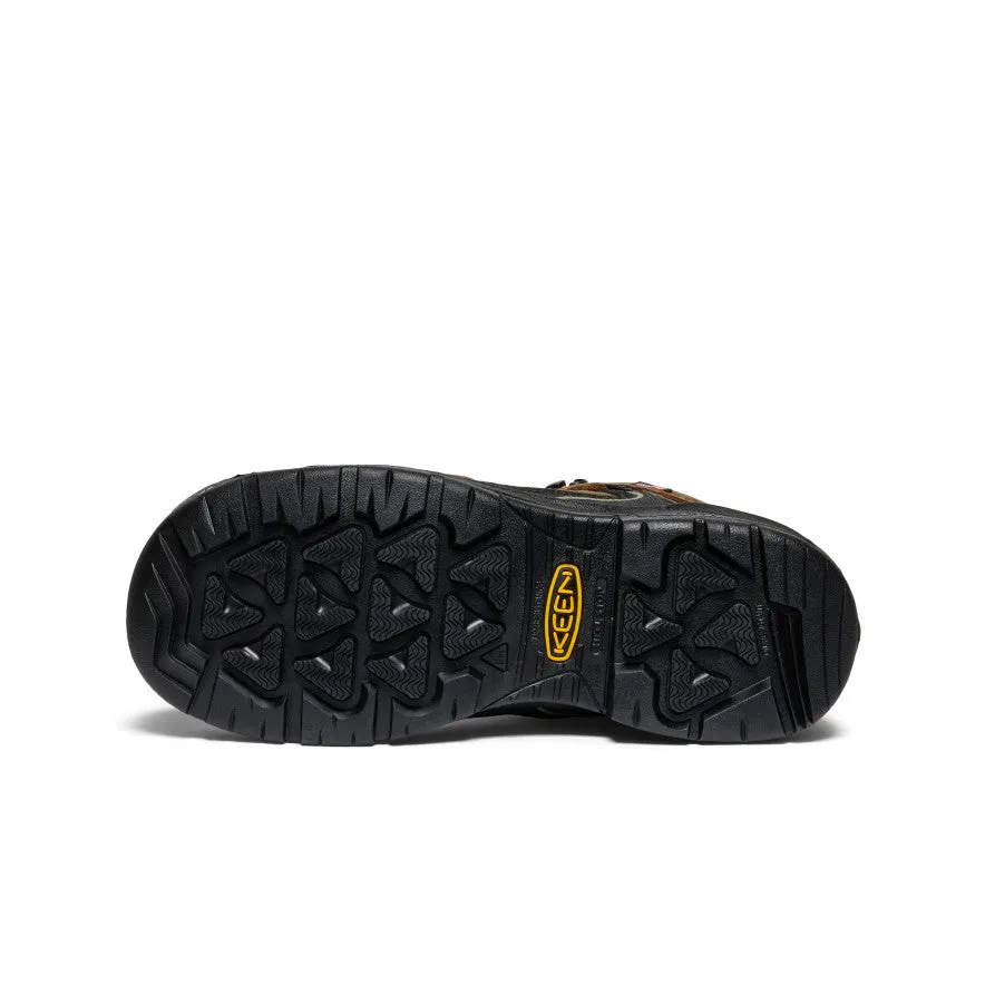 Men's Targhee IV Waterproof Work Boot (Carbon Toe)  |  Dark Earth/Black KEEN