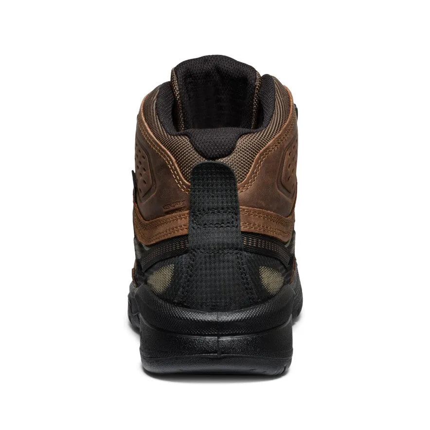Men's Targhee IV Waterproof Work Boot (Carbon Toe)  |  Dark Earth/Black KEEN
