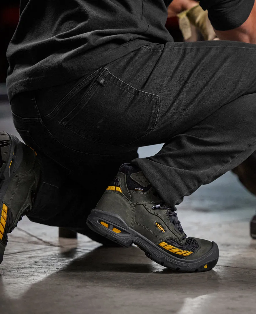 Men's Troy 6" Waterproof Boot (Carbon Toe)  |  Magnet/Black KEEN