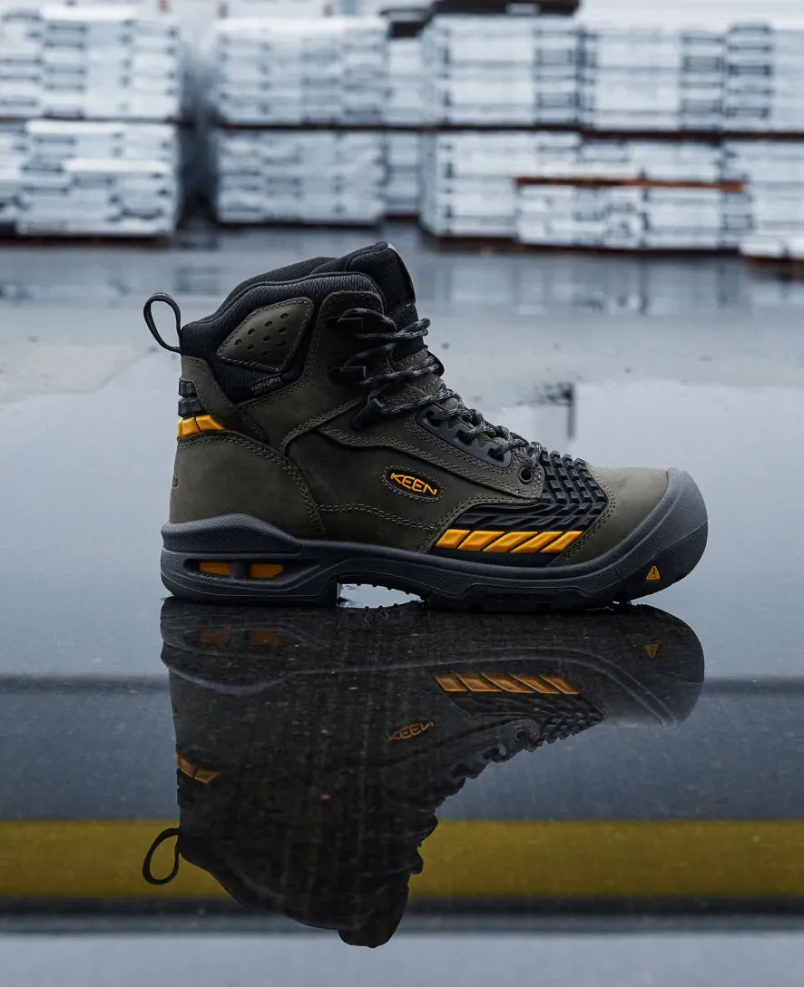 Men's Troy 6" Waterproof Boot (Carbon Toe)  |  Magnet/Black KEEN