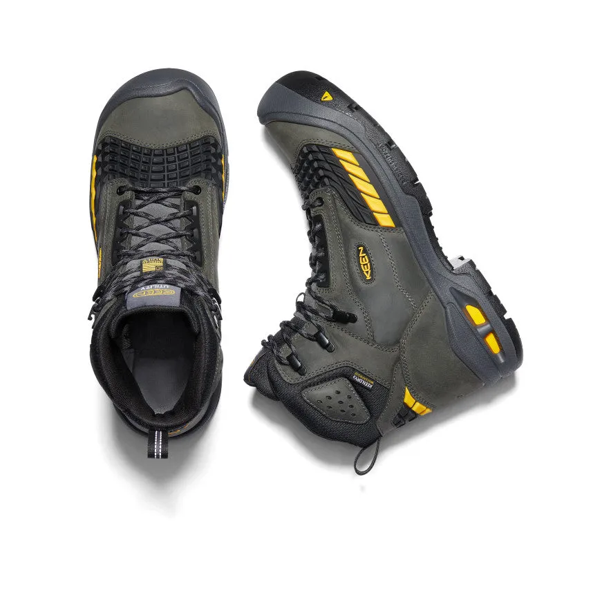 Men's Troy 6" Waterproof Boot (Carbon Toe)  |  Magnet/Black KEEN