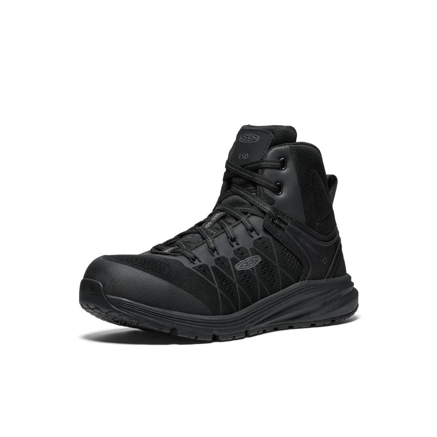 Men's Vista Energy Mid ESD (Carbon Toe)  |  Black/Black KEEN