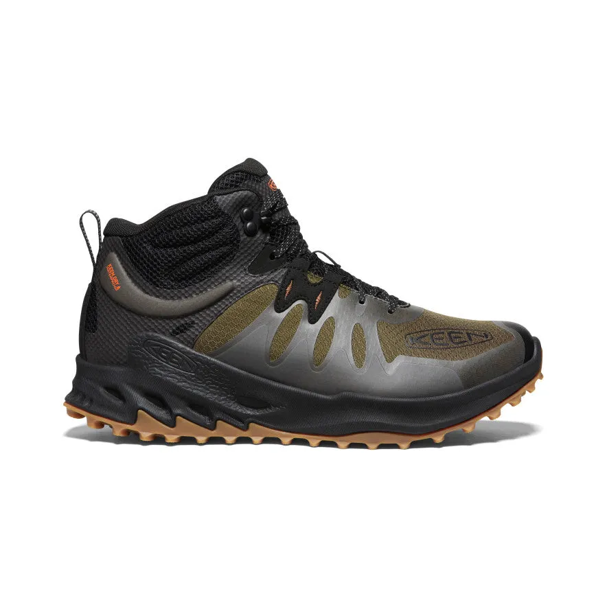 Men's Zionic Waterproof Hiking Boot  |  Dark Olive/Scarlet Ibis KEEN