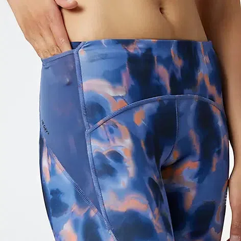New Balance Women's Printed Impact Run Tight -  Night Sky