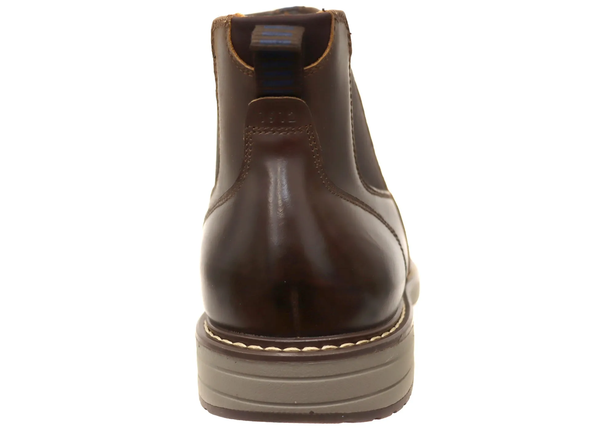Nunn Bush By Florsheim Mens EE Extra Wide Griff Plain Toe Chelsea Boot