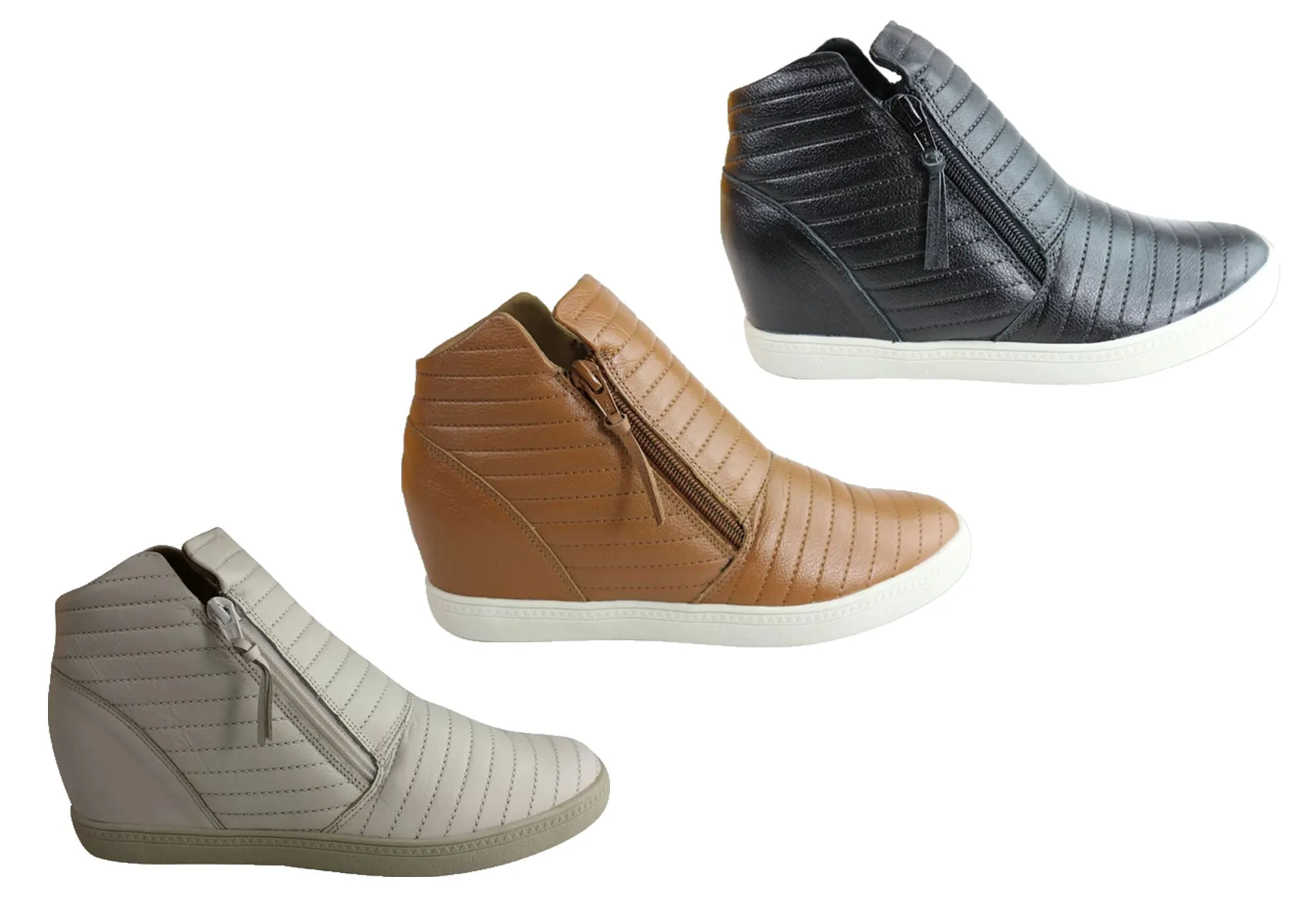 Orcade Misty Womens Comfortable Leather Ankle Boots Made In Brazil