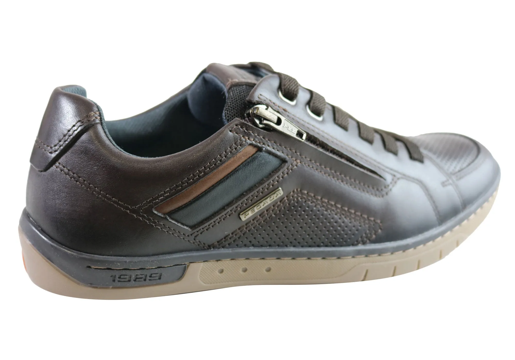 Pegada Carlo Mens Leather Slip On Comfort Casual Shoes Made In Brazil