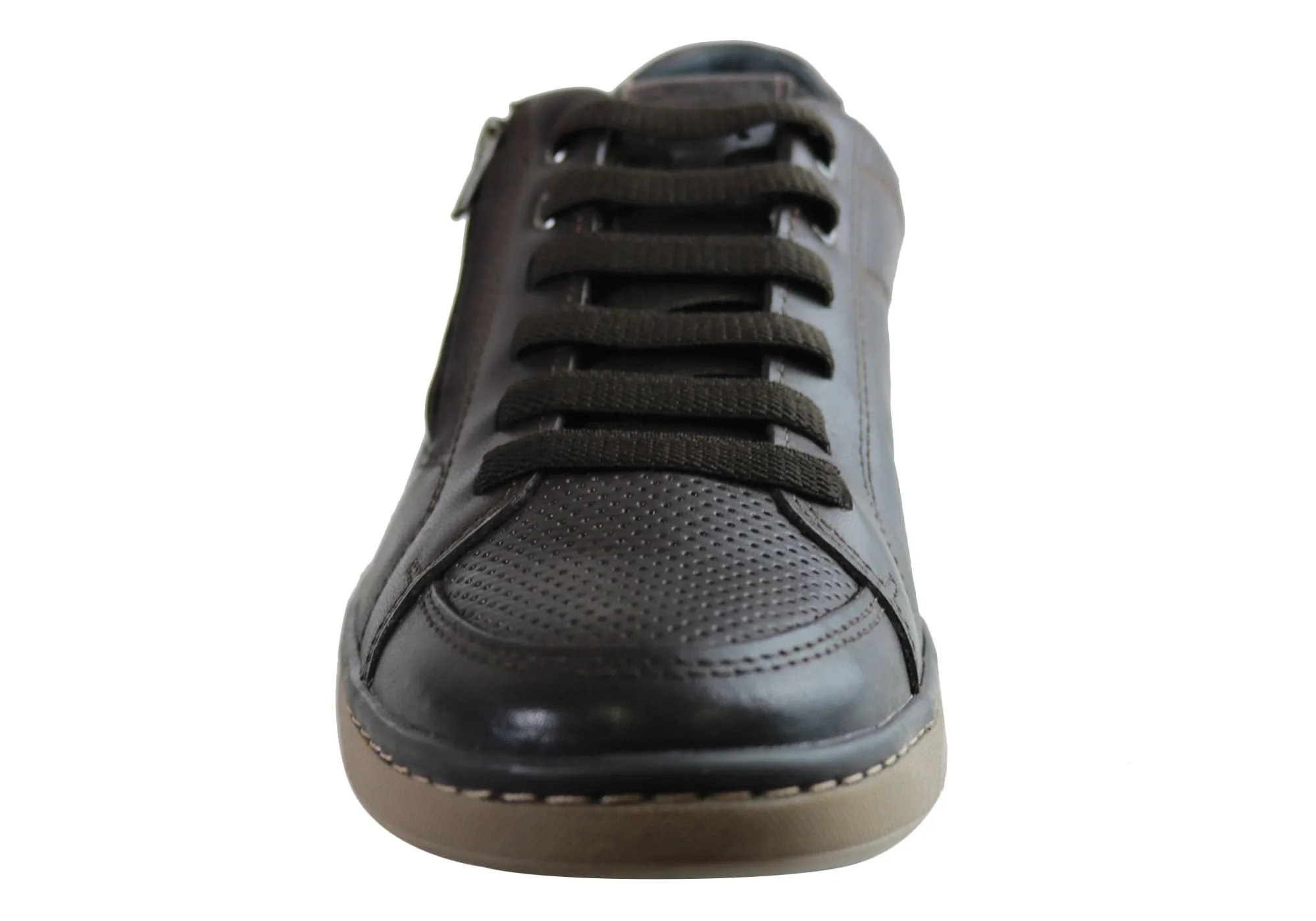 Pegada Carlo Mens Leather Slip On Comfort Casual Shoes Made In Brazil
