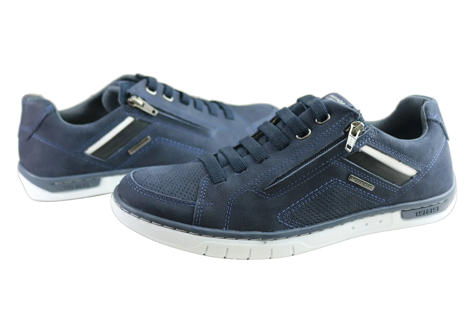 Pegada Carlo Mens Leather Slip On Comfort Casual Shoes Made In Brazil