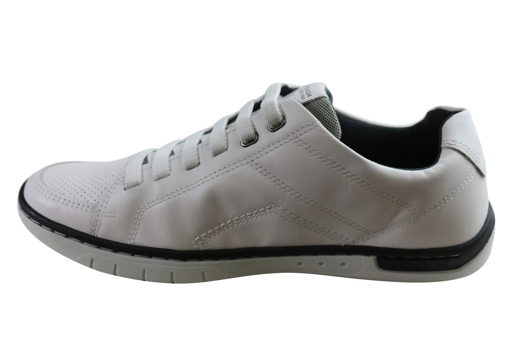 Pegada Carlo Mens Leather Slip On Comfort Casual Shoes Made In Brazil
