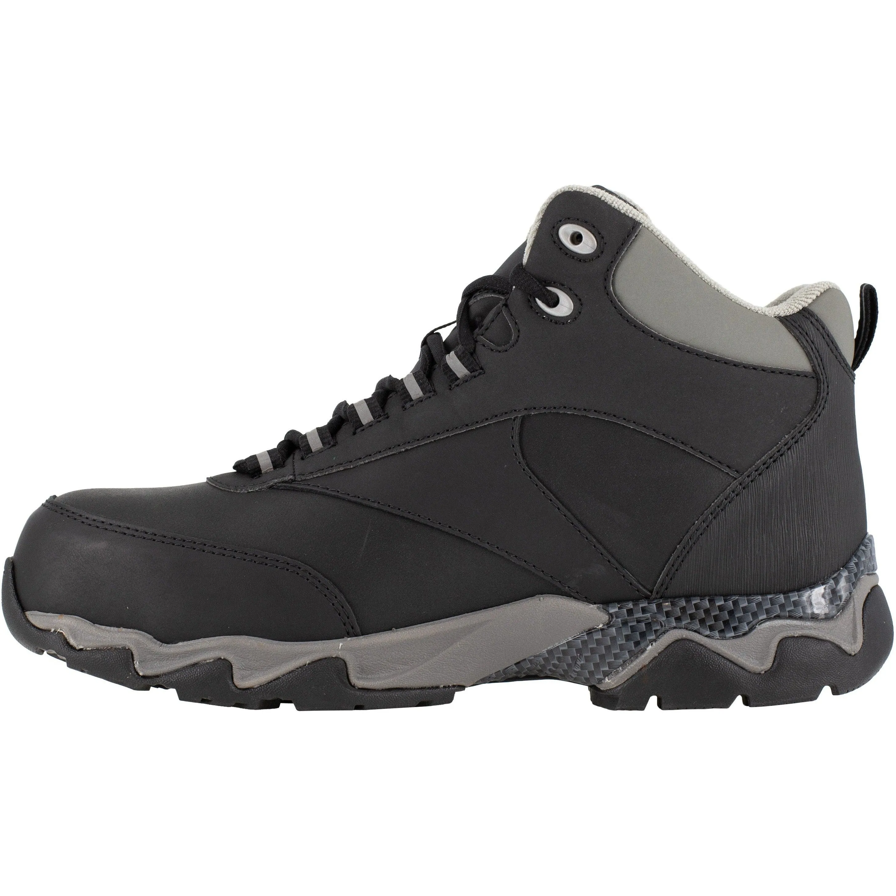 Reebok Men's Beamer Composite Toe Waterproof Athletic Work Boot- Black- RB1068