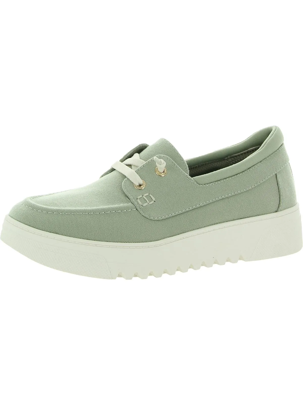 Reformation Get Onboard Womens Canvas Lifestyle Boat Shoes