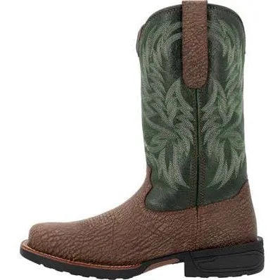 Rocky Men's Bronco 12" Composite Toe Waterproof Western Classic Boot- Brown- RKW0454