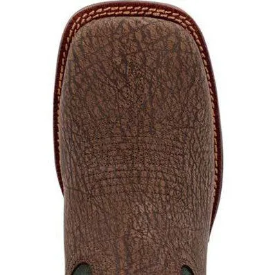 Rocky Men's Bronco 12" Composite Toe Waterproof Western Classic Boot- Brown- RKW0454