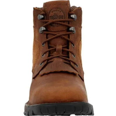 Rocky Men's Legacy 32 6" Waterproof Slip Resistant Western Lacer -Brown- RKW0382