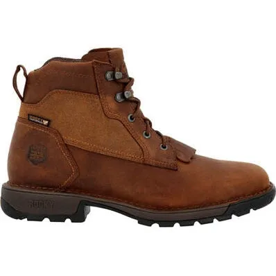 Rocky Men's Legacy 32 6" Waterproof Slip Resistant Western Lacer -Brown- RKW0382