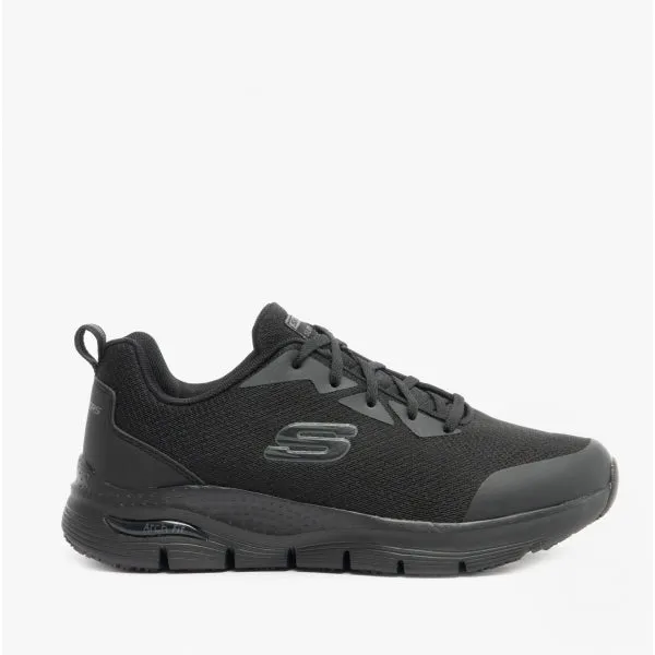 Skechers Work 108019EC/BLK ARCH FIT SR Womens Mesh Trainers Black