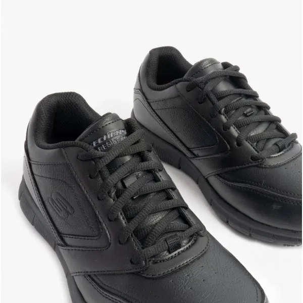 Skechers Work 77235EC/BLK NAMPA WYOLA SR Womens Slip Resistant Trainers Black