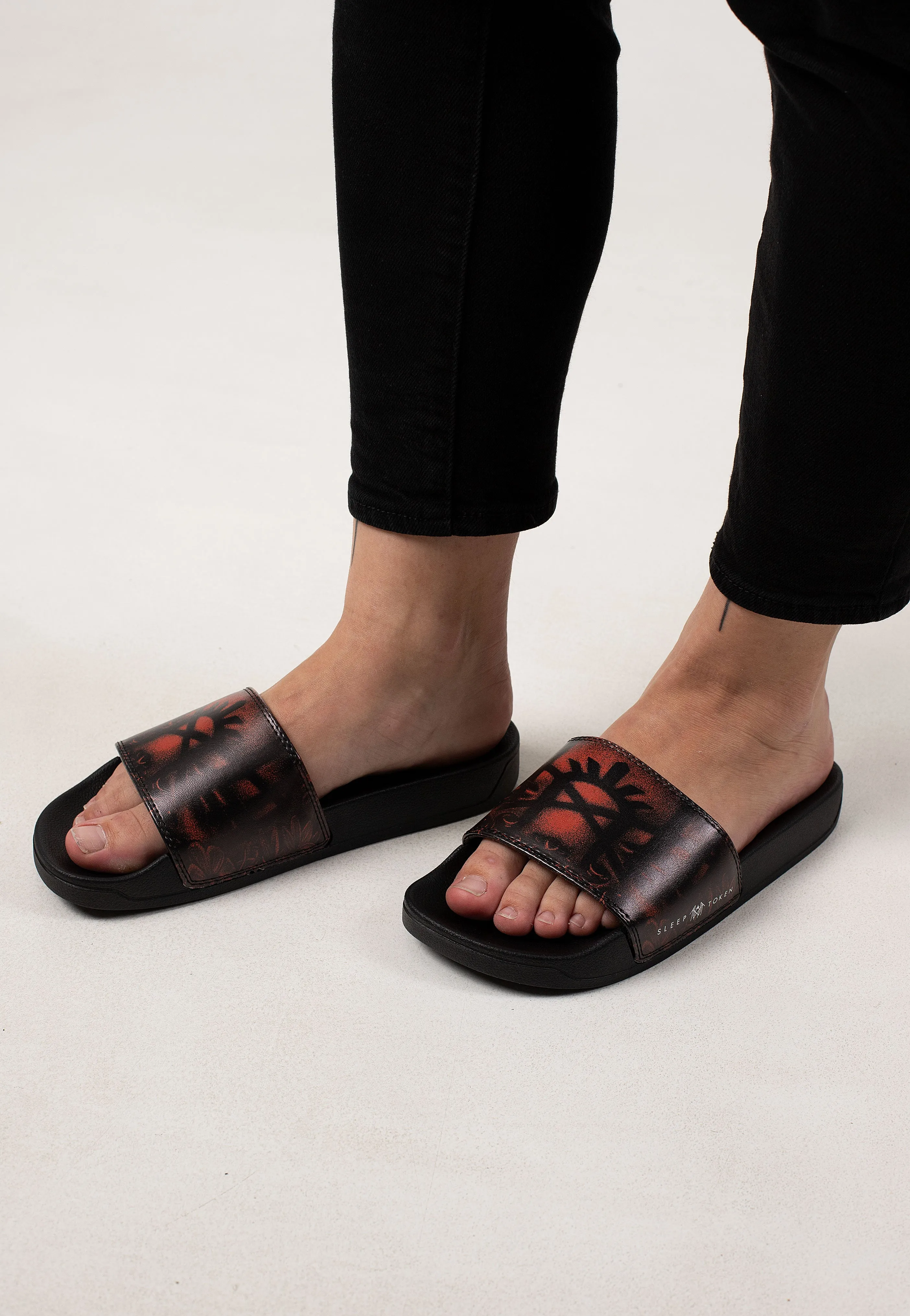 Sleep Token - Black Heart - Sandals
