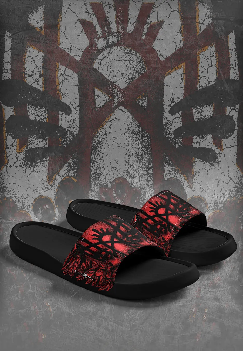 Sleep Token - Black Heart - Sandals
