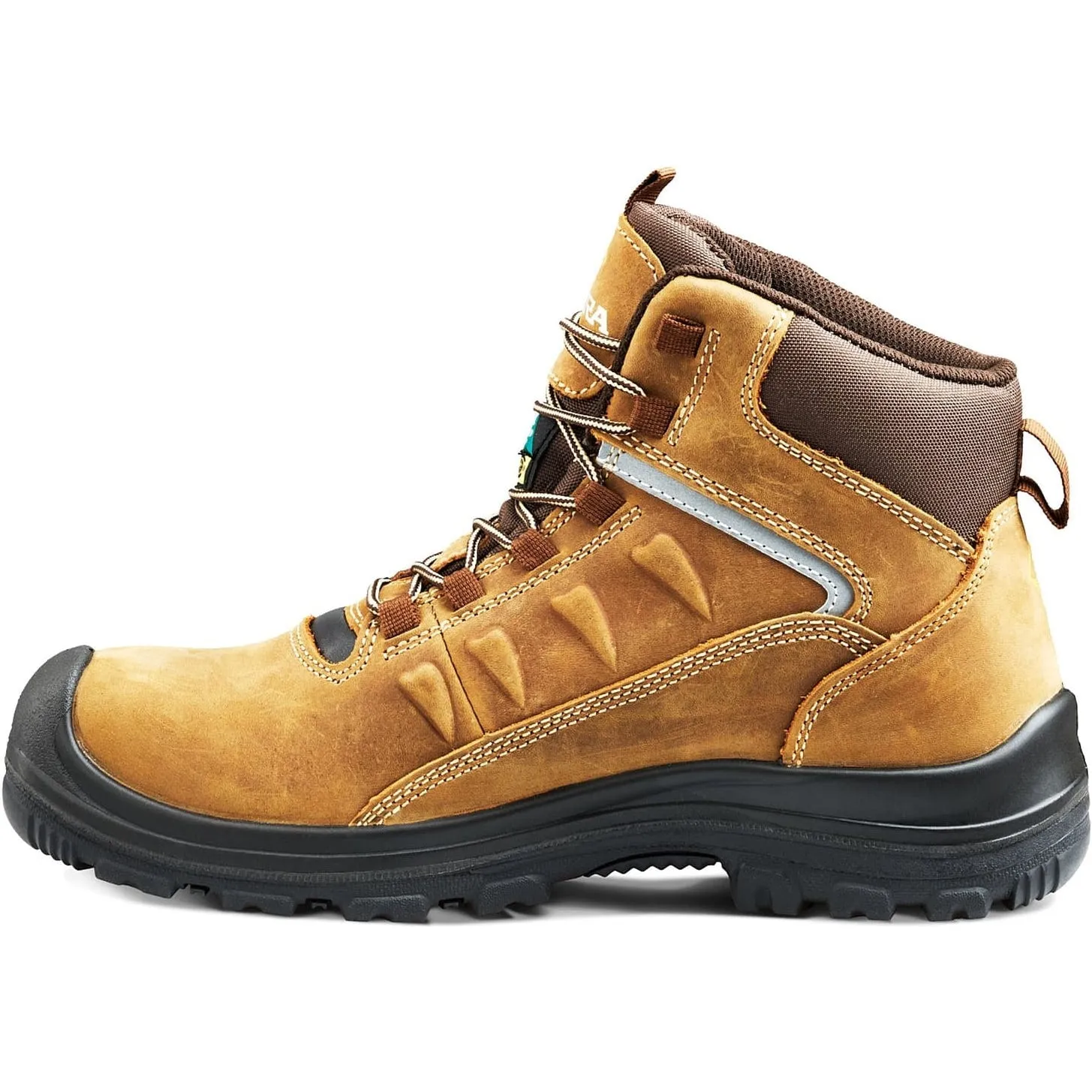 Terra Men's Findlay 6" Composite Toe Waterproof Safety Work Boot -Brown- R5204B
