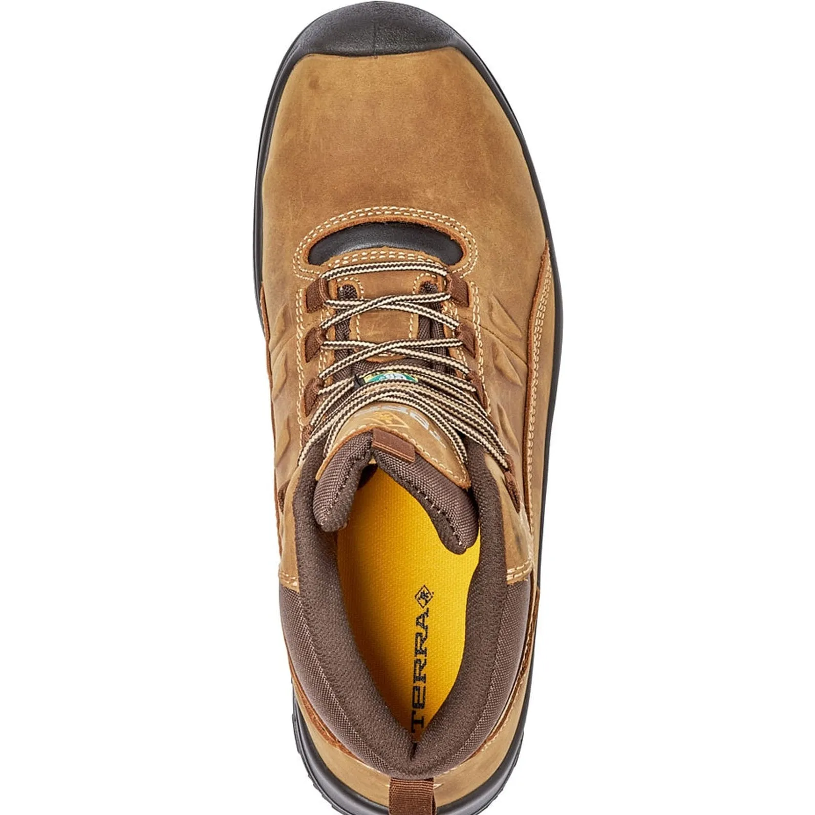 Terra Men's Findlay 6" Composite Toe Waterproof Safety Work Boot -Brown- R5204B
