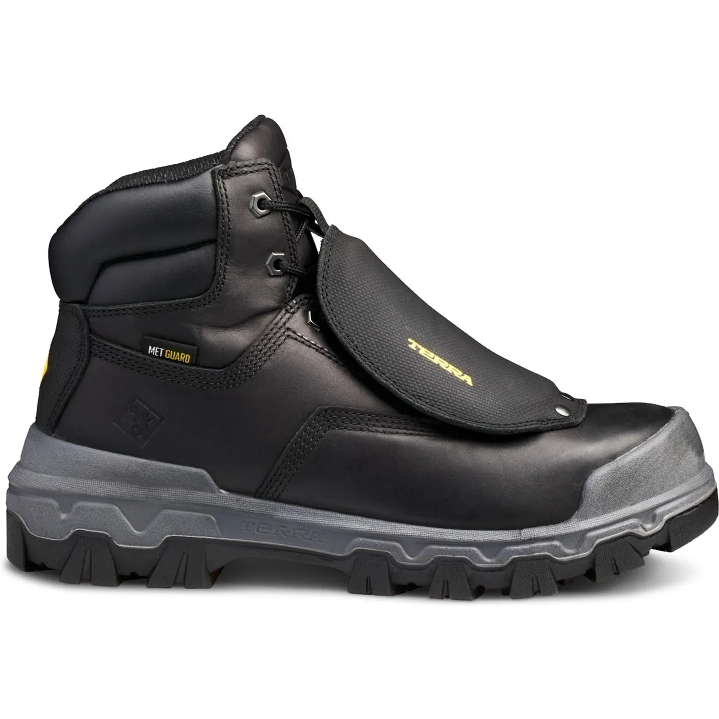Terra Men's Sentry 2020 6" Composite Toe Waterproof Safety Work Boot -Black- 4NRXBK